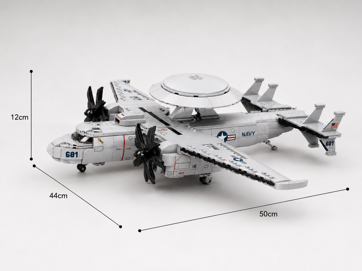 E-2 Hawkeye Air Assault -1144pcs