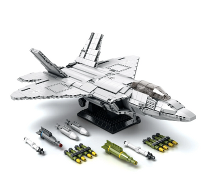 F-22 Raptor Fighter Air Assault -1837pcs