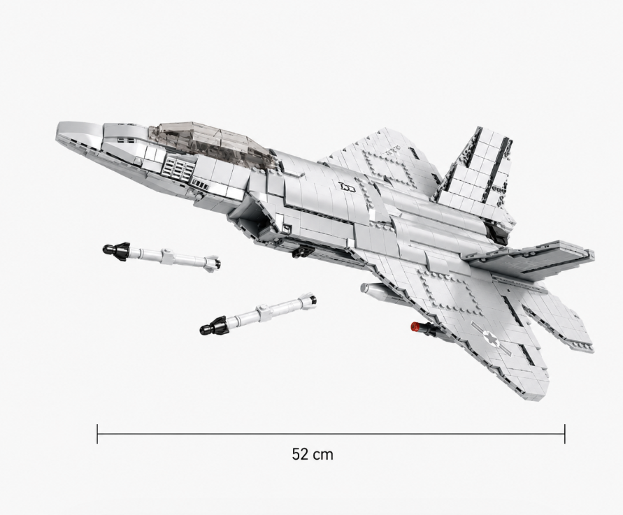 F-22 Raptor Fighter Air Assault -1837pcs