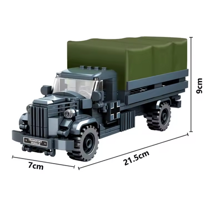 WWII Military Truck - 293 pieces