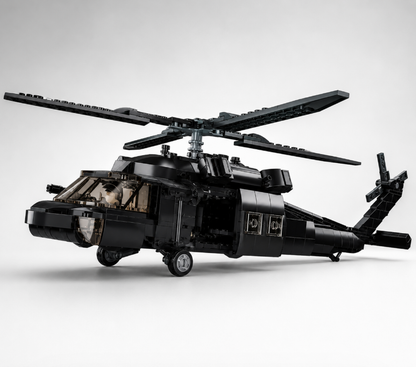 Military Black Hawk Helicopter Building Kit 692 Pieces