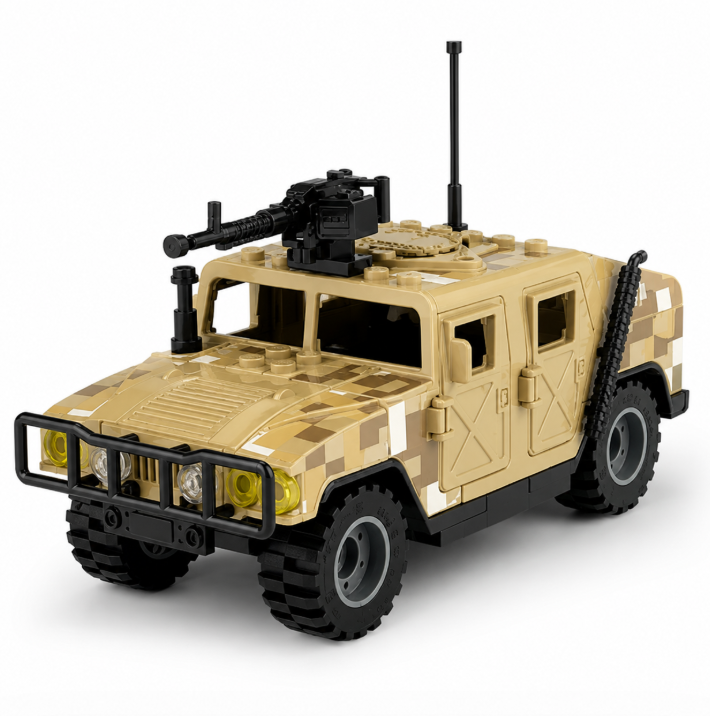 Desert Patrol Humvee - 120 pieces