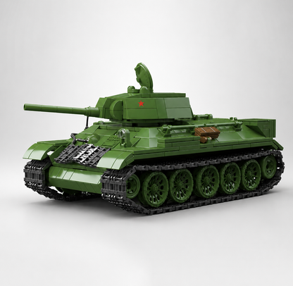 WW2 Legendary T-34 Tank – Building Block Set 1013 PCS