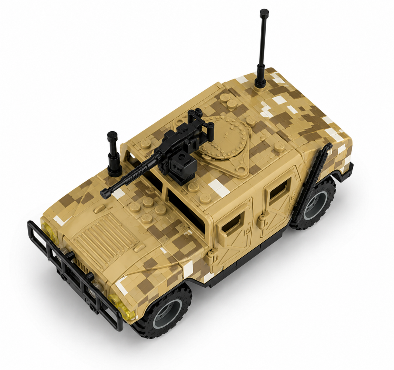 Desert Patrol Humvee - 120 pieces