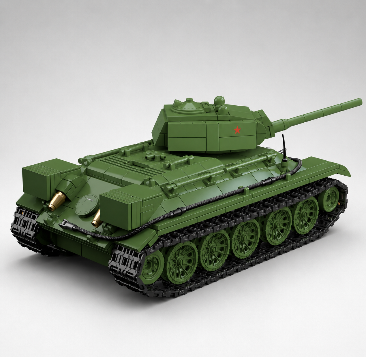 WW2 Legendary T-34 Tank – Building Block Set 1013 PCS