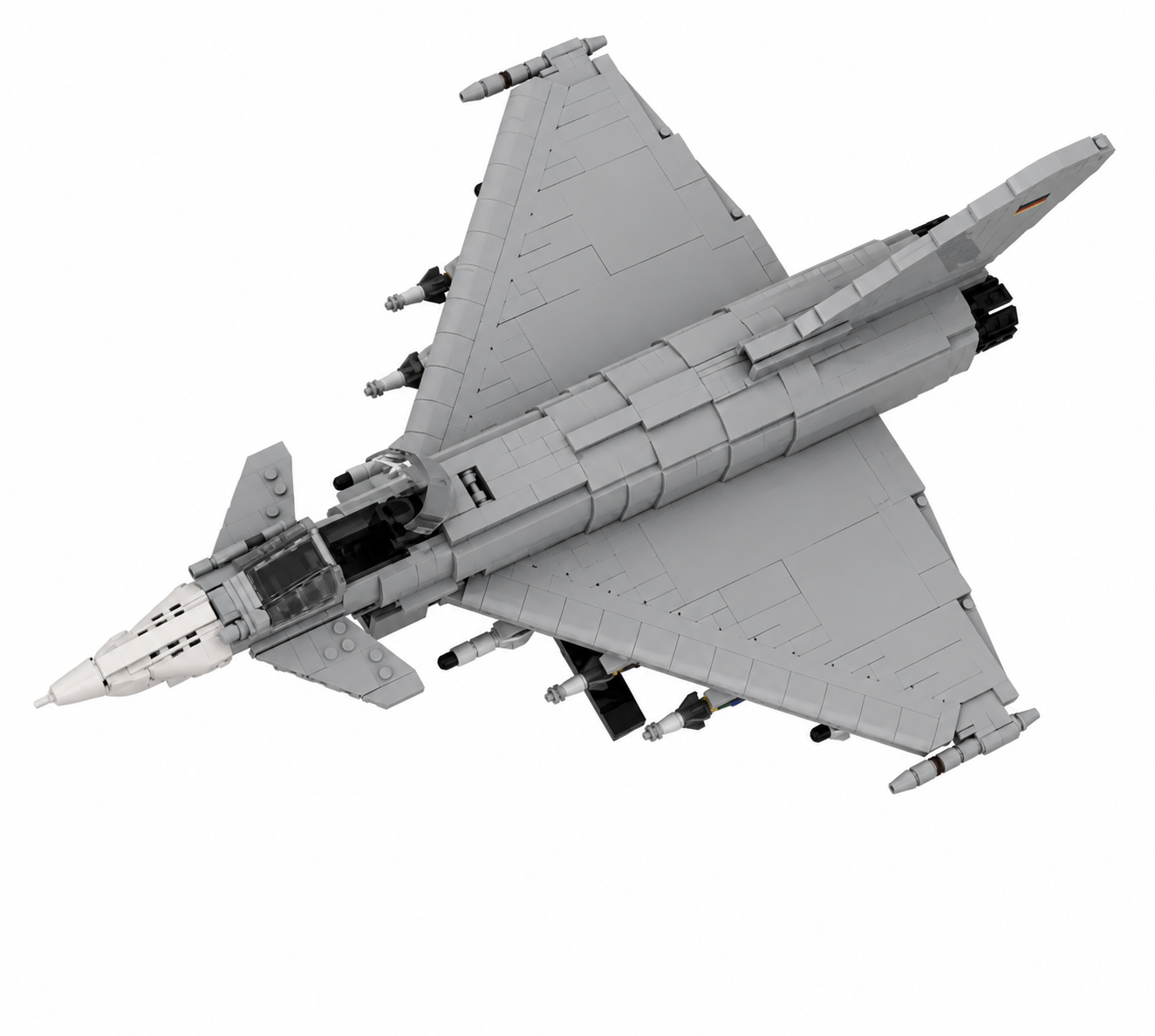 EF2000 Eurofighter Typhoon Fighter Jet - 1320 Pieces