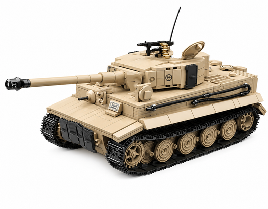 Tiger I Schwerer Panzer (Zweiter Weltkrieg) – 1361 Teile.