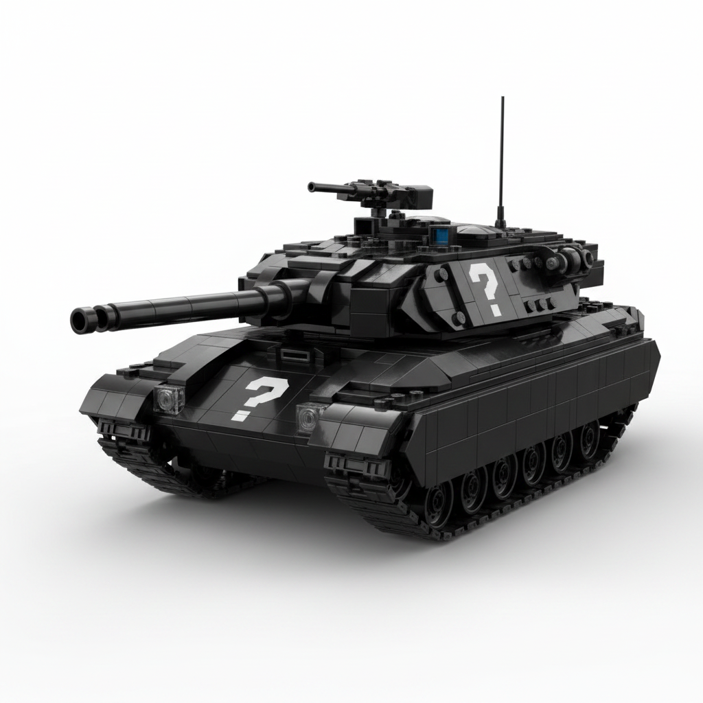Tank mystère LEGO fond blanc